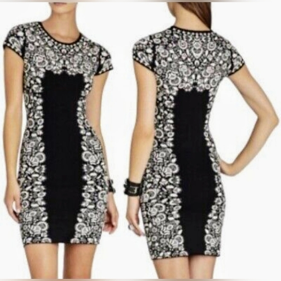 NEW BCBGMAXAZRIA FABIANA BODYCON DRESS. - Picture 2 of 6